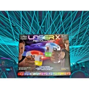 LASER X Revolution Micro Double Blasters #1 Home Laser Tag 2 Players 200' Range